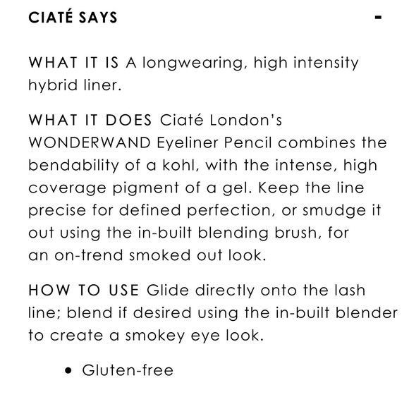 Ciate Wonderland Gel Kohl Eyeliner - Picture 13 of 13